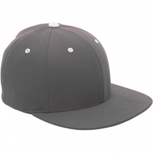 Baseball Caps Pro Performance Contrast Eyelets Cap (ATB101) - Graphite/White - CN11UCUB7AV $23.54