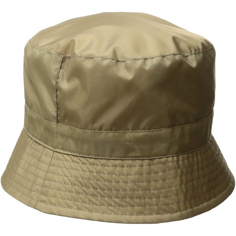 Bucket Hats Women's Water-Resistant Bucket Rain Hat - Tan - CC12N1URQGD $33.15