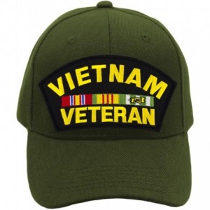 Baseball Caps Vietnam Veteran Hat/Ballcap Adjustable-Back"One Size Fits Most" - Olive Green - CU18QGH55AU $49.57