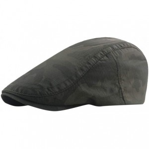 Newsboy Caps Breathable Hat Waterproof Quick Drying Newspaper - Green - CF18WGOLC3H $20.70
