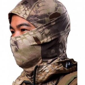 Balaclavas Mikey Store Camouflage Army Cycling Motorcycle Cap Balaclava Hats Full Face Mask - Brown - CM12G7MJ24V $18.55