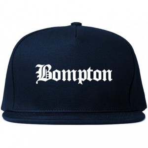 Baseball Caps Bompton Blood Snapback Hat Cap - Blue - CC12N8YJWF9 $46.89