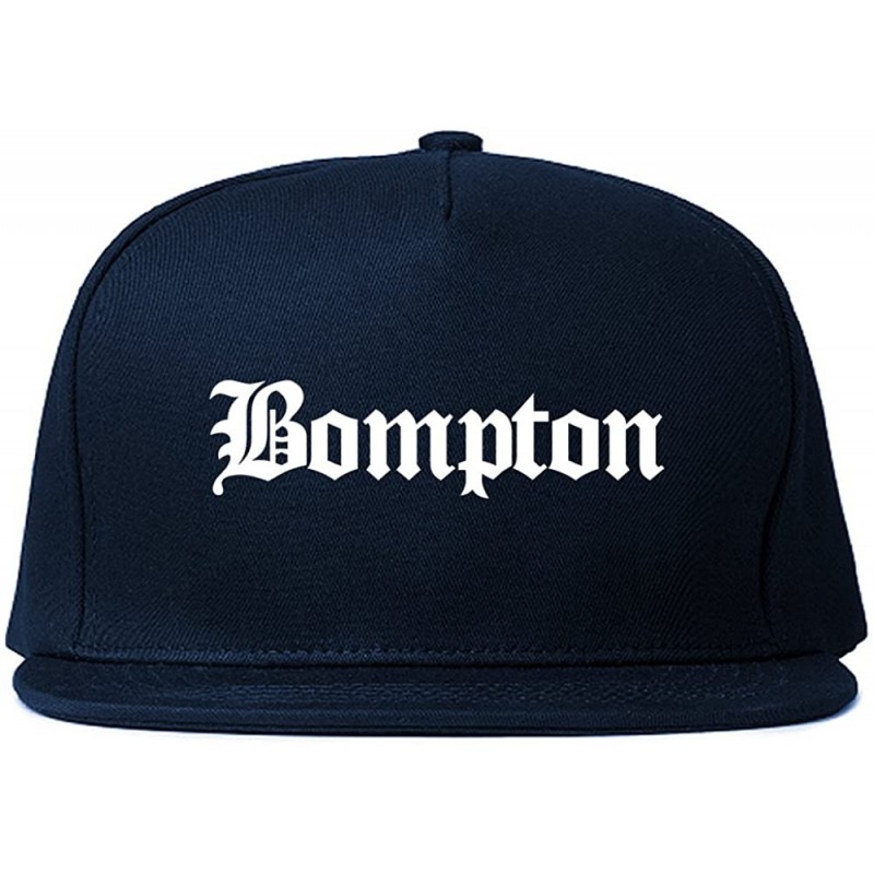 Baseball Caps Bompton Blood Snapback Hat Cap - Blue - CC12N8YJWF9 $40.12