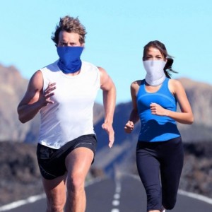 Balaclavas Summer UV Protection Face Clothing Neck Gaiter Scarf Sunscreen Breathable Bandana (Black- White- Royal Blue- 6) - ...