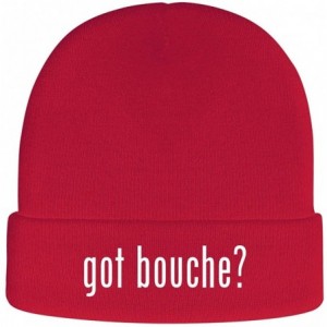 Skullies & Beanies got Bouche? - Soft Adult Beanie Cap - Red - CC18AXGOOQU $37.75