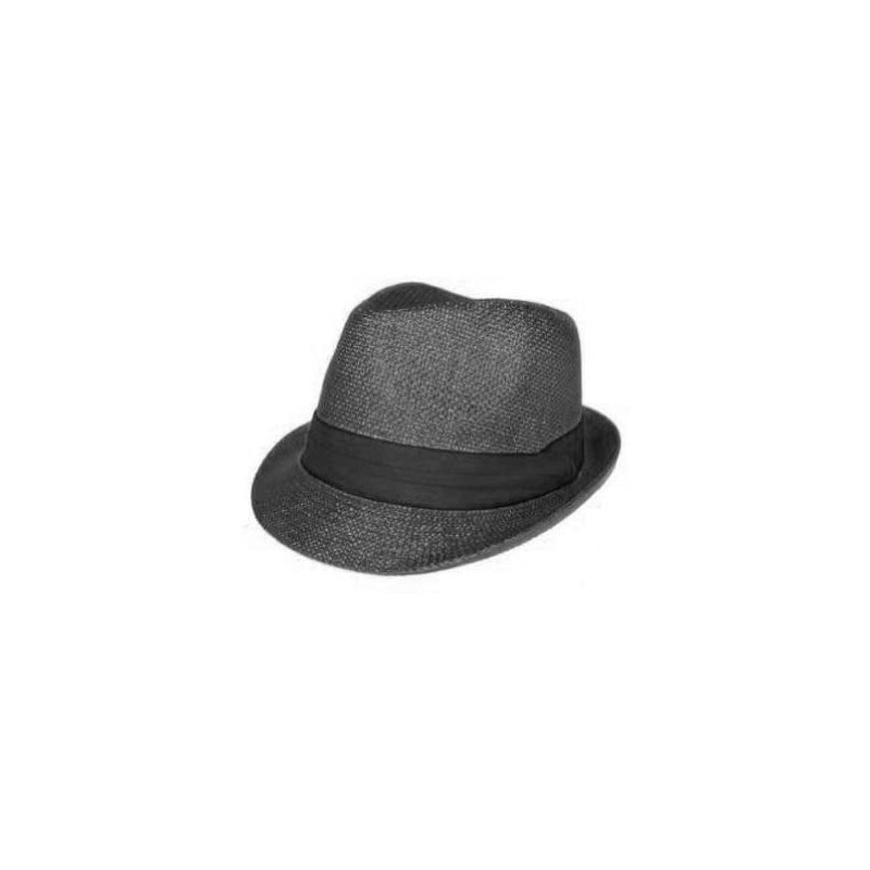 Fedoras The Hatter Co. Tweed Classic Cuban Style Fedora Fashion Cap Hat - (Straw) - CD115PFV5IN $24.66