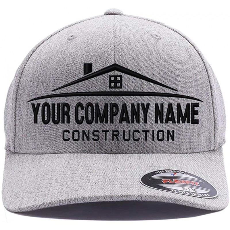 Baseball Caps Custom Hat. Your Company Name Embroidered. Construction Company hat - Heather - CQ189CY4RWE $39.35