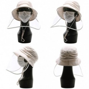 Sun Hats Womens Collapsible Bucket Hat Sun Protection Summer UPF 50 String Golf Garden Hiking 56-59cm - 69027beige - CT18OWD3...