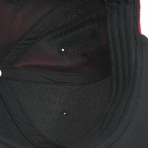 Baseball Caps Premium Wool Blend Plaid Adjustable Snapback Baseball Cap - Black/Red Quail - CG188TE45H3 $30.23