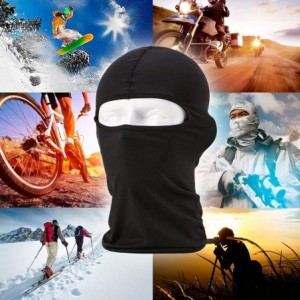 Balaclavas Balaclava Face Mask Men Summer Dust Uv Sun Breathable Mask for Hot Weather Women Outdoors Sports Scarf - Black2 - ...