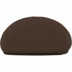 Newsboy Caps Wool Felt Ascot Men's Newsboy Ivy Cabbie Hat Cap Golf Driving - Dark Brown - C511NHXF9DR $34.98