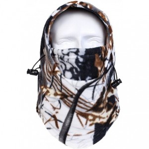 Balaclavas Fleece Ski Mask/Neck Warmer Gaiter/Face Scarf/Neck Cover/Face Mask Thermal Hood Mask - (Rz-013) - CD18IU3AWHN $22.59