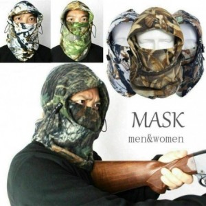 Balaclavas Fleece Ski Mask/Neck Warmer Gaiter/Face Scarf/Neck Cover/Face Mask Thermal Hood Mask - (Rz-013) - CD18IU3AWHN $24.96