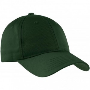 Baseball Caps Men's Dry Zone Nylon Cap - Forest Green - CU11QDSE5L5 $22.57