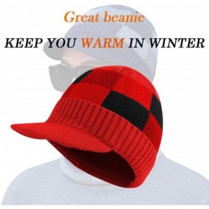 Skullies & Beanies Winter Beanie Warmer Fleece Outdoor - Z-red - CR192EMQYSN $24.44