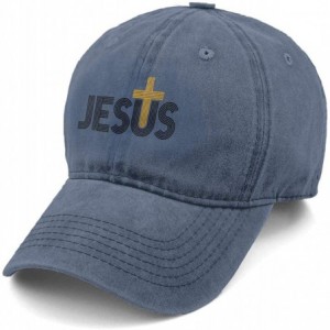 Baseball Caps Jesus Christian Cross Custom Vintage Cool Men & Women Adjustable Jeans Dad Hat Cotton Baseball Cap Red - Navy -...