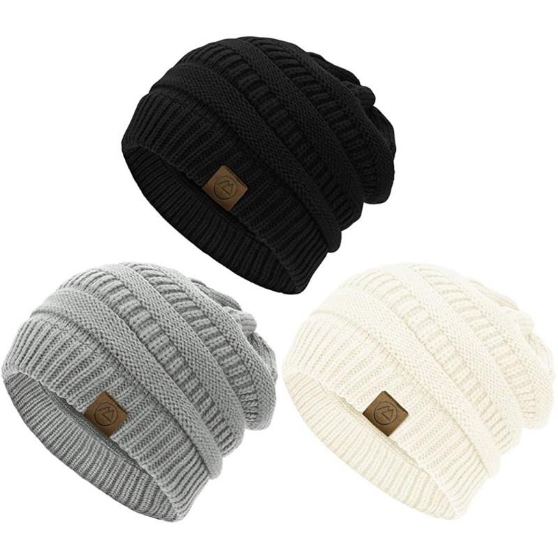 Skullies & Beanies Beanie for Women Knit Hat Cozy Winter Hats Thick Womens Hat Warm Beanie Hat Gifts for Women - C618WHN3LLM ...