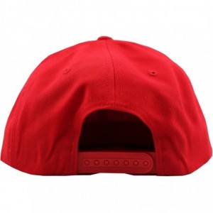 Baseball Caps Snapback Hat Surf Skate Street Trucker Cap for Men Women Medium Profile Flat Bill Adjustable - Red-black Logo -...
