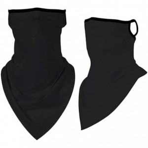 Balaclavas Women/Men Scarf Outdoor Headwear Bandana Sports Tube UV Face Mask for Workout Yoga Running - Black - C6199D2MC30 $...