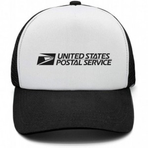 Baseball Caps Mens Womens USPS-United-States-Postal-Service-Logo- Custom Adjustable Fishing Cap - Black-2 - CZ18NUD0K0U $36.92