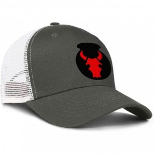 Baseball Caps Men USA 34th Red Bull Infantry Division Grid Baseball Caps with ANG More Outdoor Activities - "Usa 34th ""Red-2...