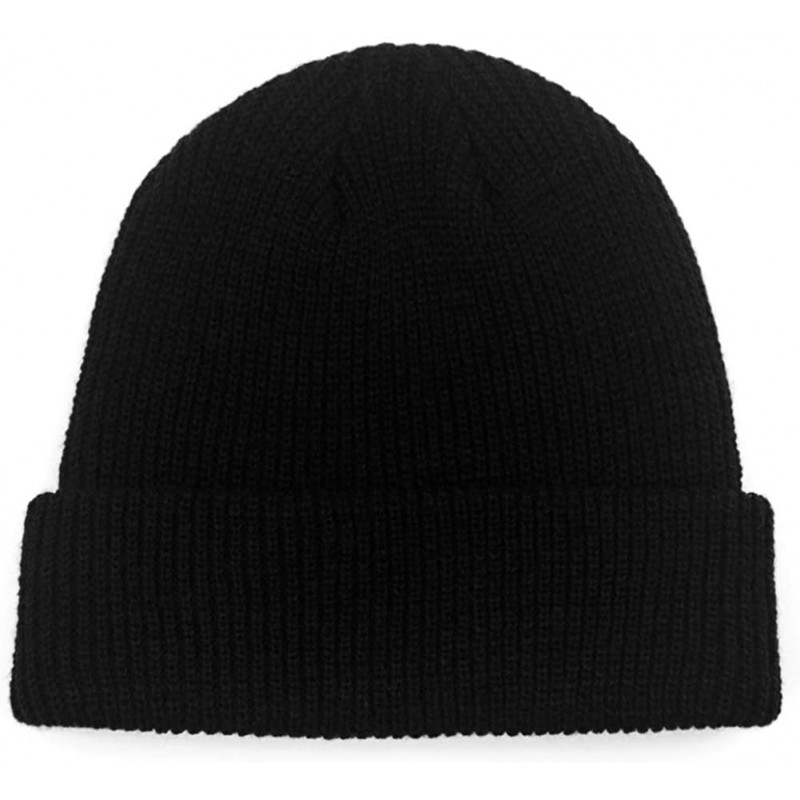 Skullies & Beanies Warm Daily Slouchy Beanie Hat Knit Cap for Men and Women - Black - C3187Y438WT $20.84