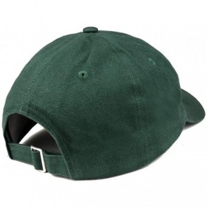 Baseball Caps Capsule Corp Low Profile Low Profile Embroidered Dad Hat - Vc300_forestgreen - CA18OLINXU3 $32.55