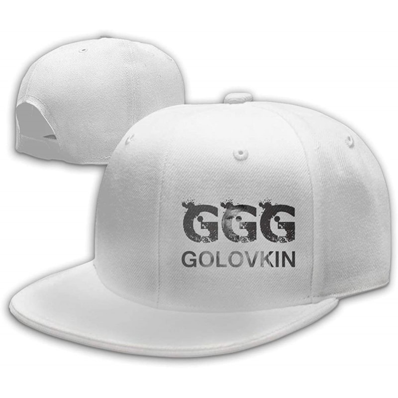 Baseball Caps Men&Women Baseball Hat Gennady Golovkin GGG Baseball Cap Black - White - CS18KZXIKRY $34.98