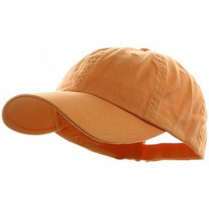 Baseball Caps Low Profile Dyed Cotton Twill Cap - Peach - CC112GBSNP7 $21.85