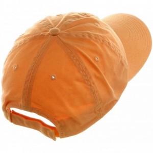 Baseball Caps Low Profile Dyed Cotton Twill Cap - Peach - CC112GBSNP7 $18.59