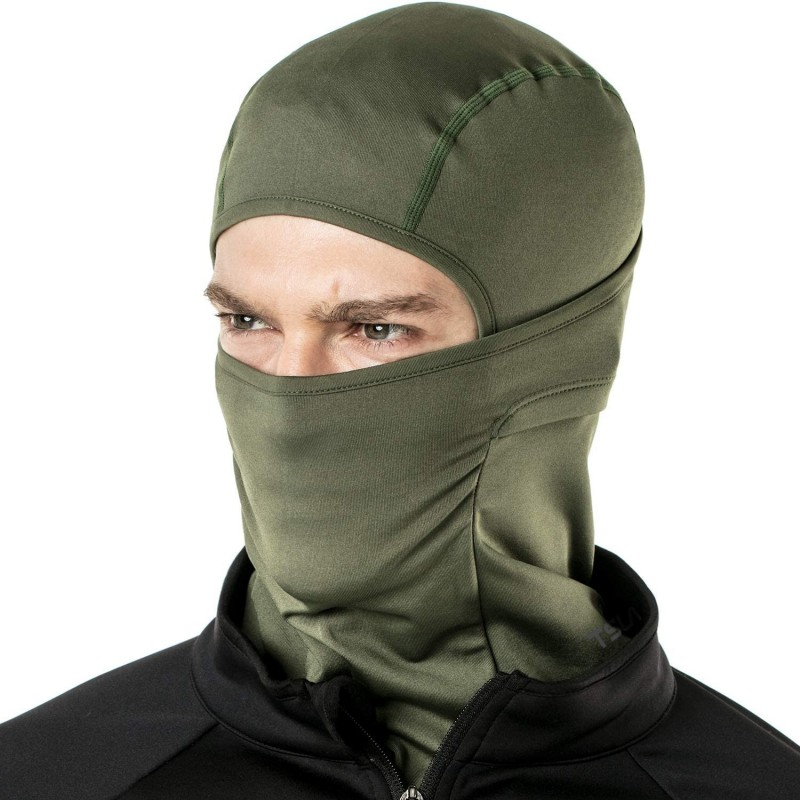 Balaclavas Winter Balaclava Mask Face Cover Thermal Fleece Helmet Liner Unisex - Thermal Balaclava(yzb03) - Army Green - C718...