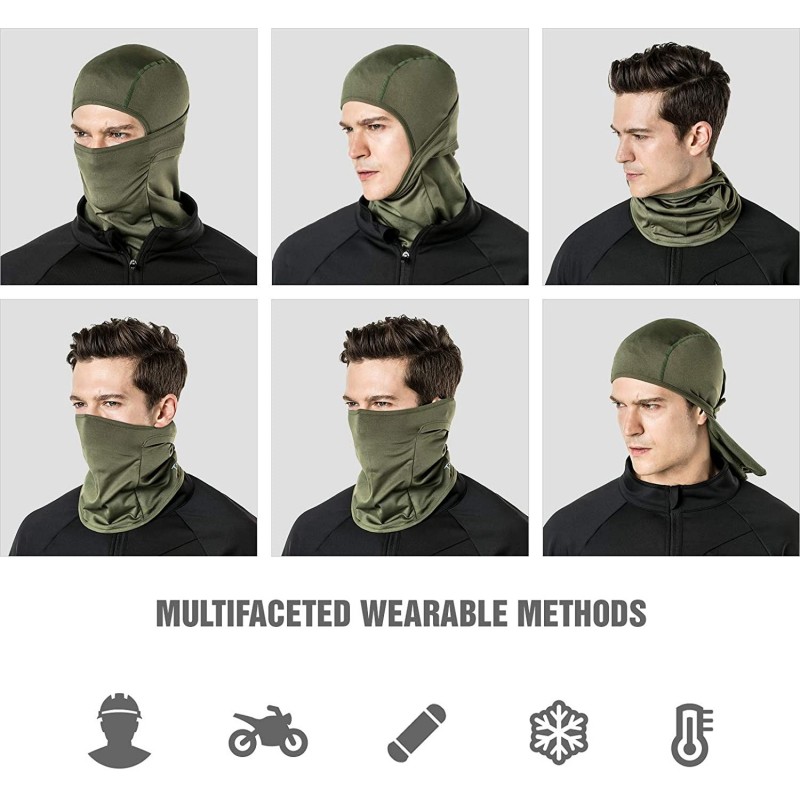 Winter Balaclava Mask Face Cover Thermal Fleece Helmet Liner Unisex ...