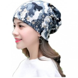 Skullies & Beanies Flower Slouchy Chemo Beanie Hat Turban Headwear Sport Cap for Cancer - D - CE18E2AMM56 $17.30