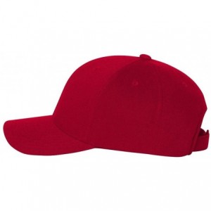 Baseball Caps 110C - Cool & Dry Pro-Formance Serge Cap - Red - CA11M99PUMF $26.06