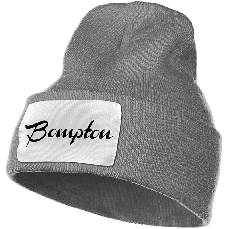 Skullies & Beanies Women & Men Bompton Winter Warm Beanie Hats Stretch Skull Ski Knit Hat Cap - Deep Heather - C218MGCA5KD $3...