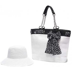 Sun Hats Women's Serengeti Hat/Bag Set - White/Zebra - C818SH7A09X $92.78
