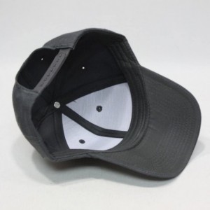 Baseball Caps Premium Plain Wool Blend Adjustable Snapback Hats Baseball Caps - Charcoal Gray - CS125MH8WAV $24.53
