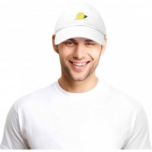 Baseball Caps Lemon Hat Baseball Cap - White - CP18M7W0MYE $11.25