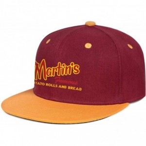 Sun Hats Men's Women's Fitted Adjustable Fits Baseball Cap Martin's-Famous-Potato-Bread-Logo- Snapback Hats Dad Hat - C018Z60...