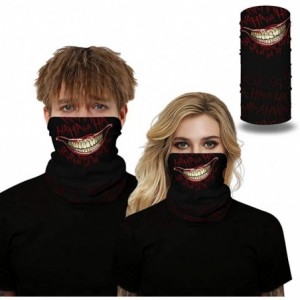 Balaclavas Bandana Face Mask Neck Gaiter- Dust Wind UV Protection Vivid 3D Mouth Cover for Women Men - Mouth Black - CF1986QT...
