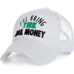 Baseball Caps Womens High Ponytail Hats-Cotton Baseball Caps with Embroidered Funny Sayings - White-3pack - CY18T8UCK9U $50.02
