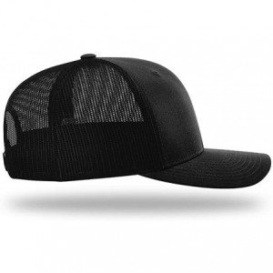 Baseball Caps Trump 2020 KAG Lower Left Back Mesh Hat- Trump Hat - Black Front / Black Mesh - CK18XIEUC6Q $40.50