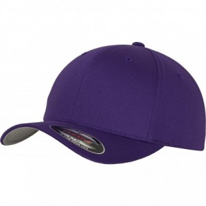 Baseball Caps Men's Wooly Combed - Purple - CZ11IMXQOAX $33.16