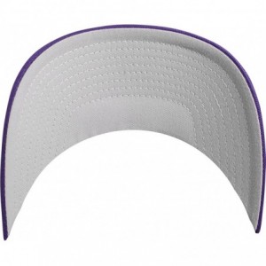 Baseball Caps Men's Wooly Combed - Purple - CZ11IMXQOAX $30.87