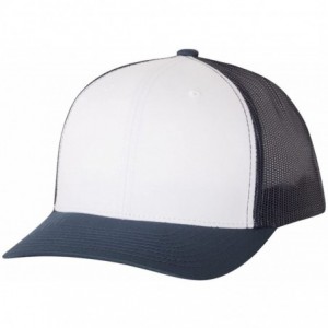 Baseball Caps Trucker Cap - Navy/ White/ Navy - C3188ZDI976 $20.32