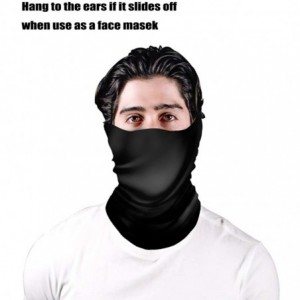 Balaclavas UPF50+ UV Protection Seamless Bandanas Face Cover Neck Gaiter Scarf Headbands for Outdoors Sports - Rose Skull - C...