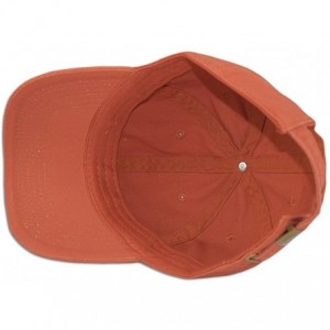 Baseball Caps Cotton Classic Dad Hat Adjustable Plain Cap Polo Style Low Profile Unstructured 1400 - Rust - CA12NAEMRM9 $18.57
