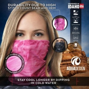 Headbands Face Mask for Women - UPF 50+ Motorcycle Ski Cover Balaclava Gaiter - Liquid Lava - C318AAN3EAA $37.72