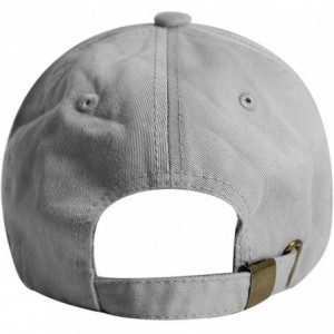 Baseball Caps Diamond Dad Hat Cotton Baseball Cap Polo Style Low Profile - Grey - C818662Z6C2 $24.77