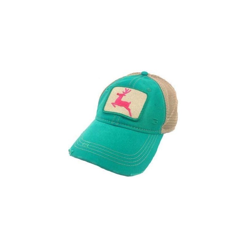 Baseball Caps Rudolph Red Nose Reindeer Baseball Hat - Turquoise - CI18ZMZXEAE $75.17